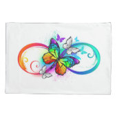 Helderheid met de regenboogvlinder kussensloop (Achterkant)