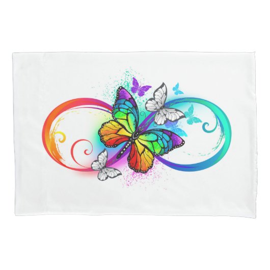 Helderheid met de regenboogvlinder kussensloop (Voorkant)