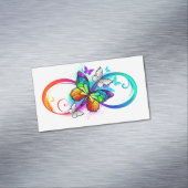 Helderheid met de regenboogvlinder magnetisch visitekaartje (Voorbeeld)