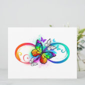 Helderheid met de regenboogvlinder menu (Staand voorkant)