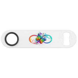Helderheid met de regenboogvlinder speed flessenopener