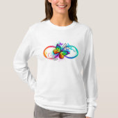 Helderheid met de regenboogvlinder t-shirt (Voorkant)