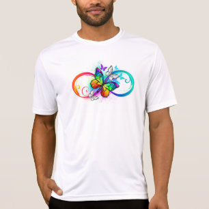 Helderheid met de regenboogvlinder t-shirt