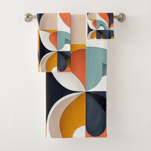 Helderheid Mid Century Modern Bad Handdoek (Insitu)