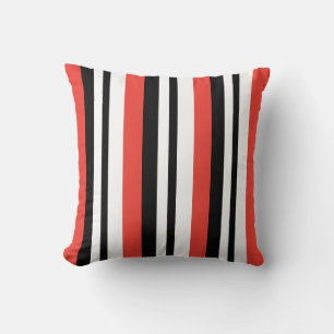 Helderheid Oranje stripe omkeerbare piloot Kussen