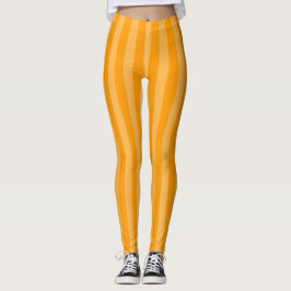 Helderheid Oranje verticale stripe Leggings