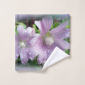 Helderheid paars bad handdoek (Wasdoekje)