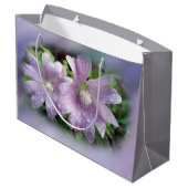 Helderheid paars groot cadeauzakje (Achterkant Gekanteld)