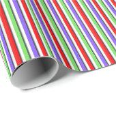 Helderheid Snoep Stripe Cadeaupapier (Rol Hoek)