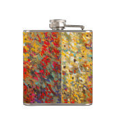 Helderheid van de lentestbloemen heupfles (Achterkant)