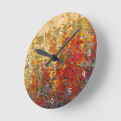 Helderheid van de lentestbloemen ronde klok (Hoek)