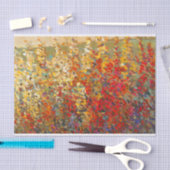 Helderheid van de lentestbloemen tissuepapier (Craft)