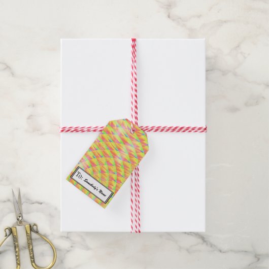 Helderheid van Kenneth Yoncich Cadeaulabel (Met Touw)