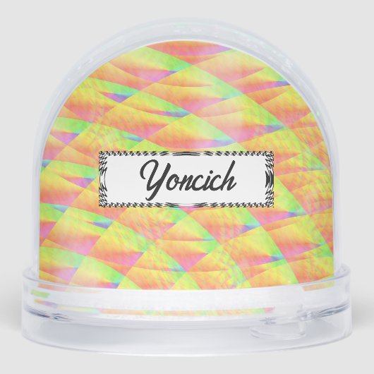 Helderheid van Kenneth Yoncich Sneeuwbol (Achterkant)