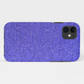 Helderheid van paarse stoffen Case-Mate iPhone case (Achterkant (horizontaal))