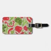 Helderheid van verse groenten bagagelabel (Voorkant horizontaal)