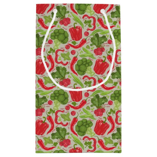 Helderheid van verse groenten klein cadeauzakje (Achterkant)