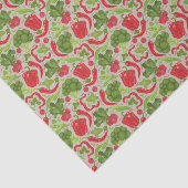 Helderheid van verse groenten tissuepapier (Detail)