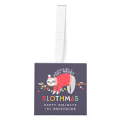 Helderheid voor kerstvakantie kubus ornament (Voorkant)