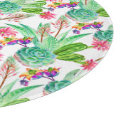 Helderheid Waterverf Cactus & Succulent Patroon Snijplank (Hoek)