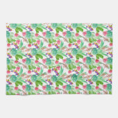 Helderheid Waterverf Cactus & Succulent Patroon Theedoek (Horizontaal)