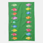 Helderheldere kerstverlichting voor Waterverf Theedoek (Verticaal)