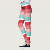 Helderhorizontale strips leggings (Links)