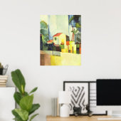 Helderhuis tegen August Macke Poster (Thuiskantoor)