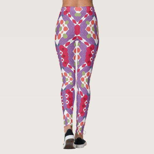 Helderkleurig Abstract Leggings (Achterkant)
