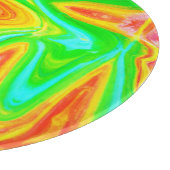 Helderkleurig Abstract patroon Snijplank (Hoek)