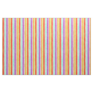 Helderkleurig, modern Waterverf Stripes-patroon Stof
