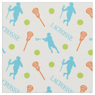 Helderkleurig patroon voor mannelijke lacrosse spe stof