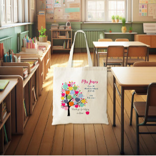 Helderkleurige appelboom helpt ons groeien tote bag
