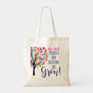 Helderkleurige appelboom helpt ons klasse te kweke tote bag