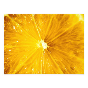 Helderkleurige leemon dicht foto afdruk