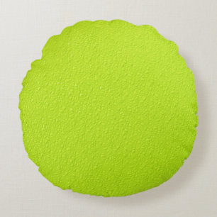 Helderkleurige Lime Green Neon Trendy kleuren Rond Kussen