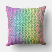 Helderkleurige luipaard afdrukken magisch kussen (Achterkant)