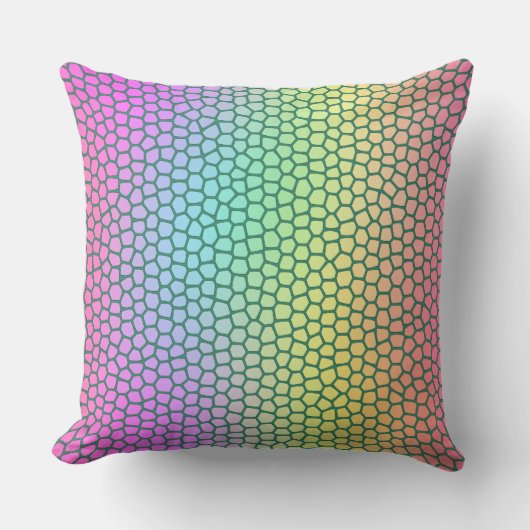 Helderkleurige luipaard afdrukken magisch kussen (Voorkant)