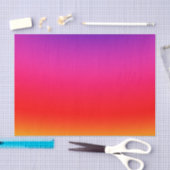Helderkleurige neongradiënt tissuepapier (Craft)