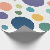 Helderkleurige poka Dots Cadeaupapier (Hoek)