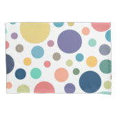 Helderkleurige poka Dots Kussensloop (Voorkant-Links)