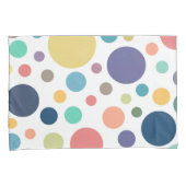 Helderkleurige poka Dots Kussensloop (Voorkant-Rechts)