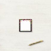 Helderkleurige Star-Confetti, speciaal aangepast Post-it® Notes (Op bureau)