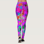 Helderkleurige Star Patterned Leggings (Achterkant)