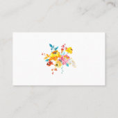 Helderkleurige Waterverf Plaatskaartje (Achterkant)