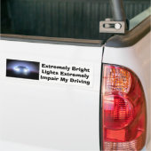Helderlichte Bumpersticker (Op Truck)