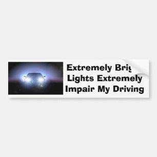 Helderlichte Bumpersticker