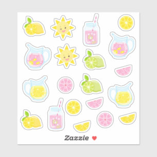Helderlichte lemon sticker