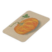 Helderlijk Oranje pompoen Magneet (Linkerzijde)