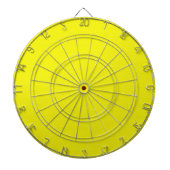 Helderneon Yellow Dart Board Dartbord (Voorkant)